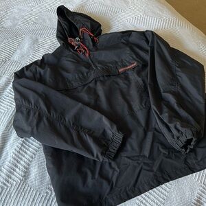 Prada Anorak Jacket with Hood and Fleece Lining